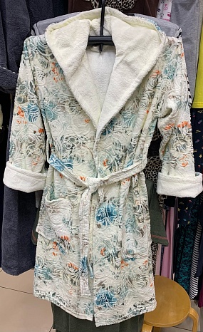 Халаты махровые женские'ELITE TEXTIL'105-6